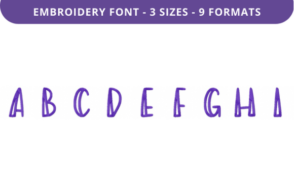 Review of Ease My Mind Font Uppercase a to I