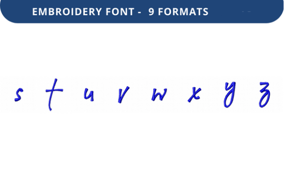 Victorina Font Lowercase S to Z
